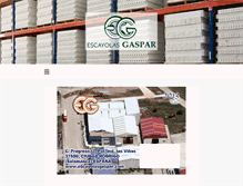 Tablet Screenshot of escayolasgaspar.com